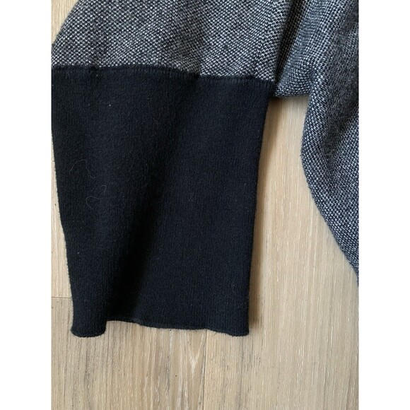 ALFANI Women’s Geometric Pattern Knit Crew Neck 1/2 Sleeve Sweater Gray XXL EUC - Picture 3 of 8